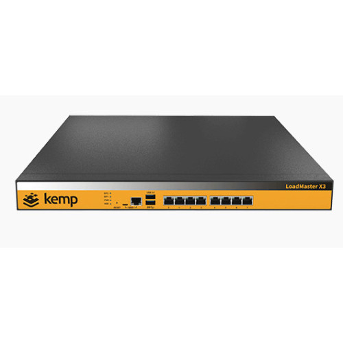 KEMP Technologies LoadMaster LM-X3 hardware appliance Managed Gigabit Ethernet (10/100/1000) Black