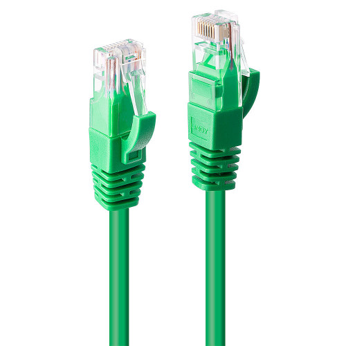 0.3m Cat.6 U/UTP Network Cable, Green