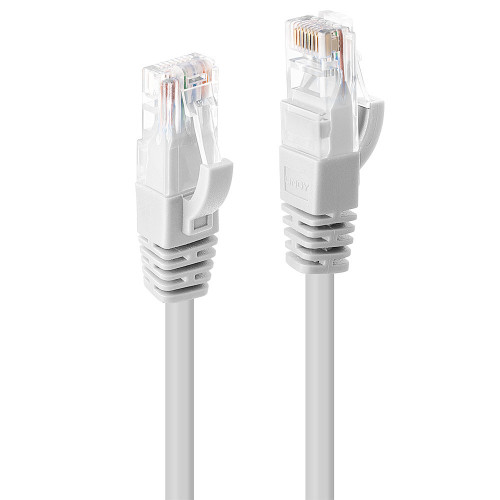 0.3m Cat.6 U/UTP Network Cable, White