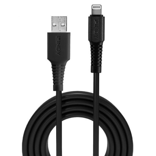 1m USB to Lightning Cable, Black