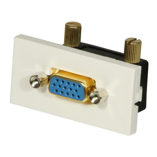 Lindy Right Angled VGA Snap-in Block