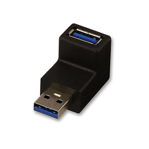 USB 3.2 Type A to A 90Â° Adapter, up