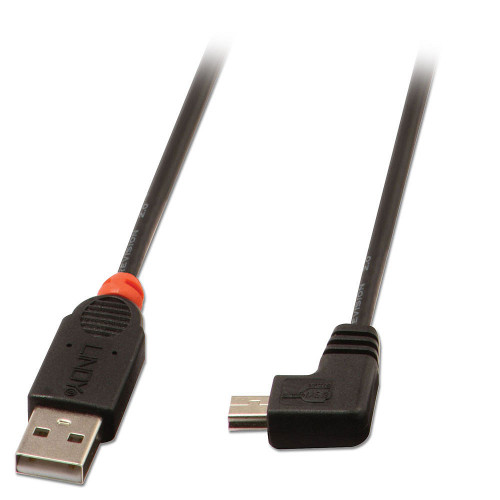 USB2.0 A/Mini-B 90 Degree 0.5m