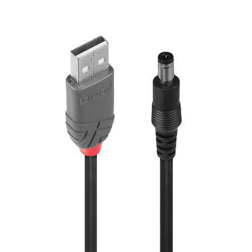 Adapter Cable USB A male - DC 5.5/2.1 mm male