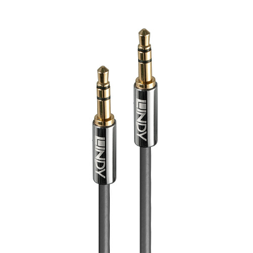 Lindy 0.5M 3.5MM AUDIO CABLE, CROMO LINE