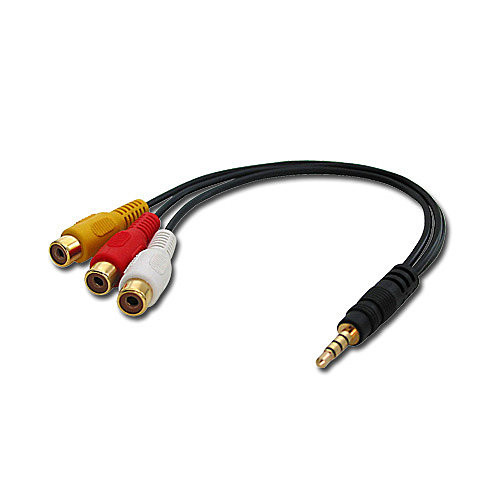 AV Adapter Cable - Stereo and Composite Video