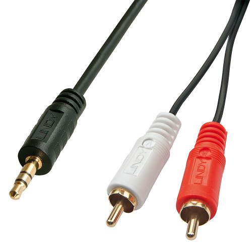 1m Premium Phono To 3.5mm Cable