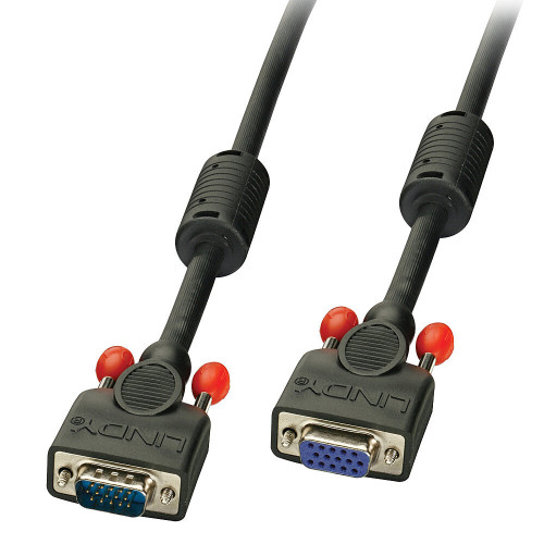 Lindy VGA Cable M/F, black 5m