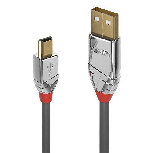 0.5m USB 2.0 Type A to Mini-B Cable, Cromo Line