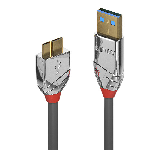 0.5m USB 3.2 Type A to Micro-B Cable, 5Gbps, Cromo Line