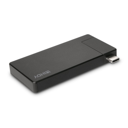 DST-Micro, USB-C Laptop Micro Docking Station with 4K Support and 100W Pass-Through Charging