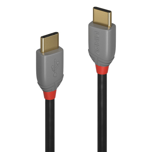 Lindy 2m USB 2.0 Type C Cable, Anthra Line