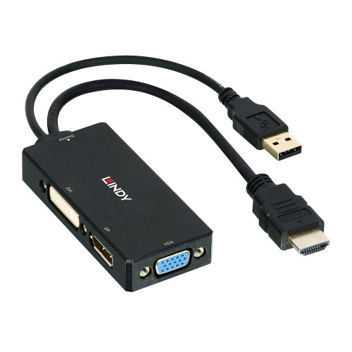 Lindy HDMI to DP/DVI/VGA Converter