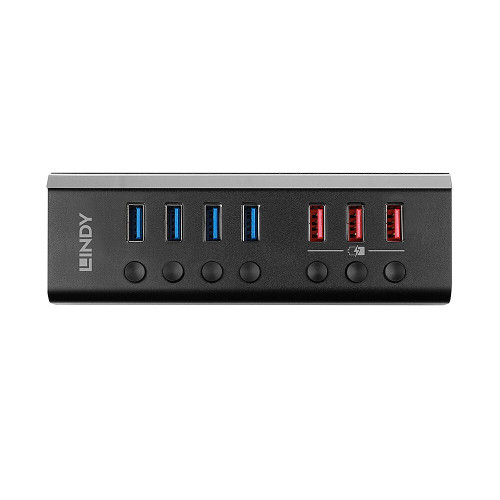 4 Port USB 3.0 Hub with 3 Quick Charge 3.0 Ports