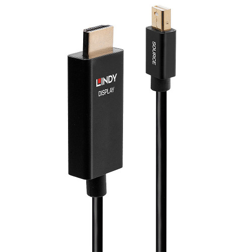 Lindy 3m Mini DP to HDMI Adapter Cable with HDR