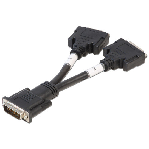 Lindy DMS 59 Male to 2 x DVI-I Female Splitter Cable