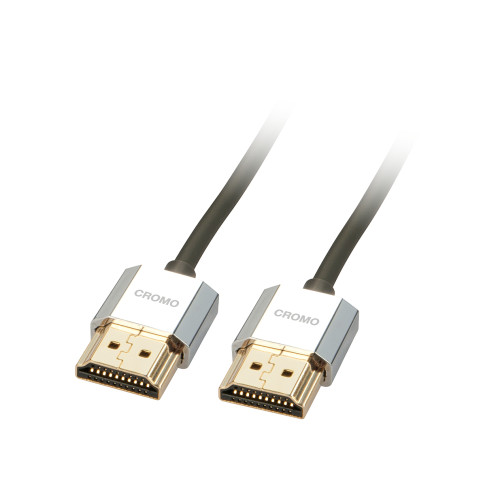 Lindy CROMO Slim HDMI High Speed A/A Cable, 1m