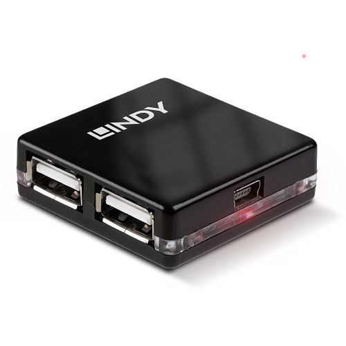 Lindy USB 2.0 Mini Hub 4 Port