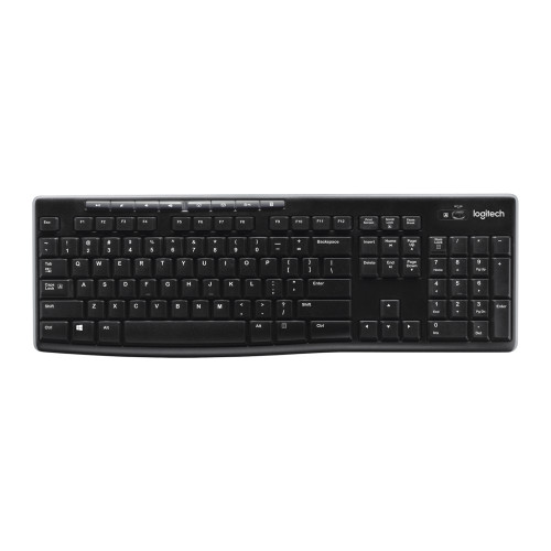 Logitech Wireless K270 keyboard RF Wireless QWERTY English Black