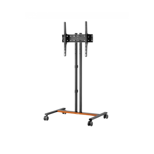 TV & Monitor Mount, Trolley Stand (Compact), 1 screen, Screen Sizes: 34-55", Silver, VESA 200x200 to 400x400mm, Max 35kg, Height-adjustable to four levels: 862, 916, 970 and 1024mm, LFD, Life