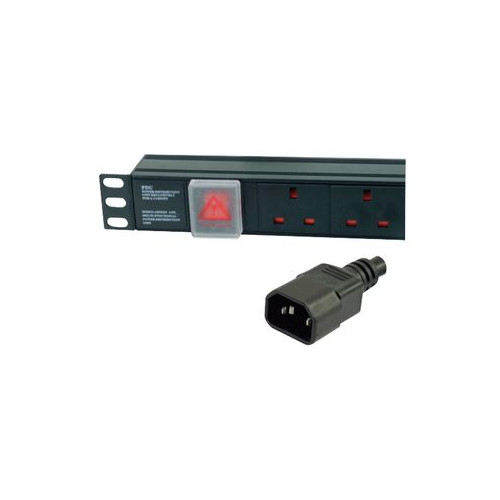 Dynamode PDU-8WS-V-UK-IEC power distribution unit (PDU) 8 AC outlet(s) Black