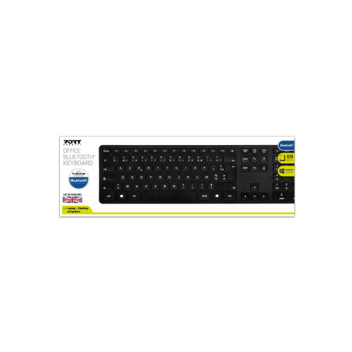 Port Designs 900903-UK keyboard Bluetooth QWERTY UK English Black