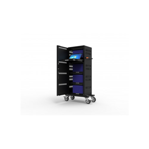 Port Designs 901965 portable device management cart/cabinet Portable device management cabinet Black