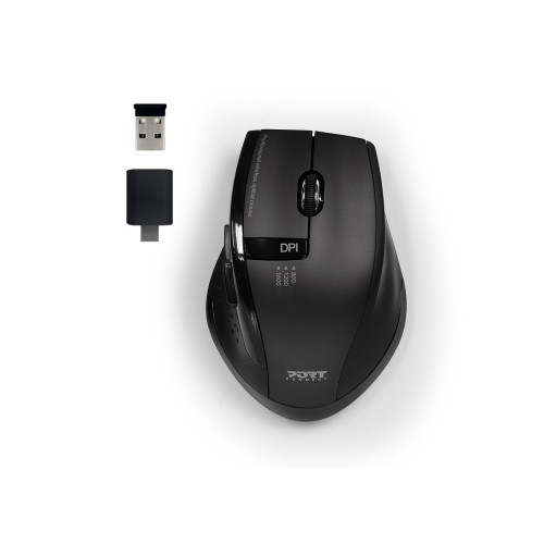 Port Designs 900703 mouse Right-hand RF Wireless Optical 1600 DPI