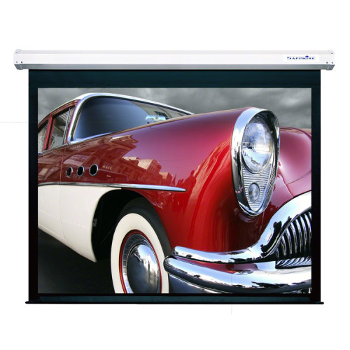 SEWS400BS Electric Projection Screen 4m 1:1