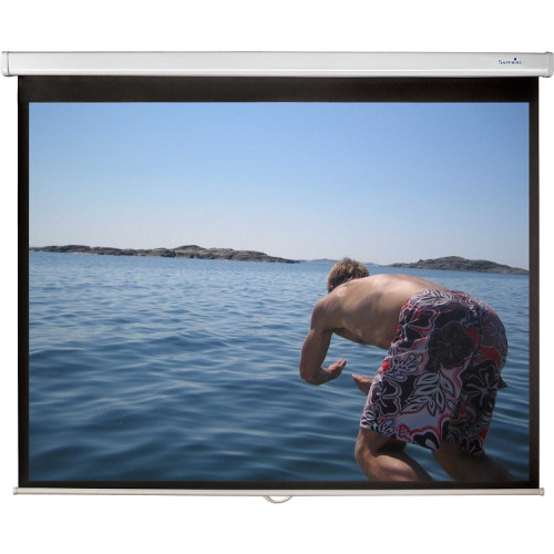 SWS180B Manual Projection Screen 1.8m 1:1