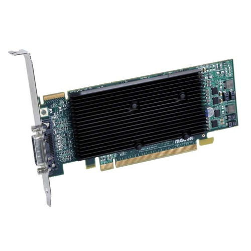 M9120-E512LPUF Matrox M-Series 9120 512MB PCIe x16 Low Profile DVI Dual Head Single Link Graphics Card