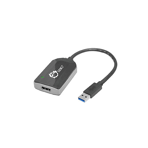 Siig JU-H20111-S1 USB graphics adapter Black