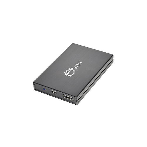 Siig JU-SA0D12-S1 storage drive enclosure Black 2.5"