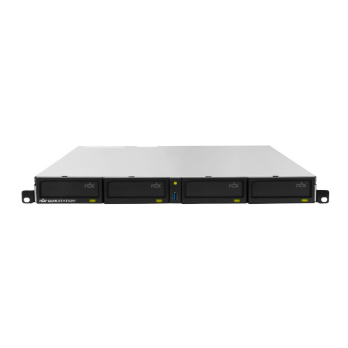 Overland-Tandberg RDX QuikStation 4 RM, 4-Bay, 4x 1Gb Ethernet, removable disk array, 1U rackmount