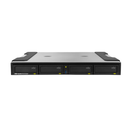 Overland-Tandberg RDX QuikStation 4 DT, 4-Bay, 4x 1Gb Ethernet, removable disk array, desktop