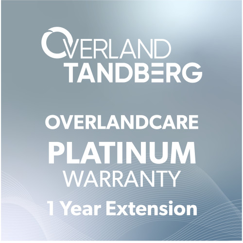 Overland-Tandberg OverlandCare Platinum Warranty Coverage, 1 year extension, NEOs StorageLoader