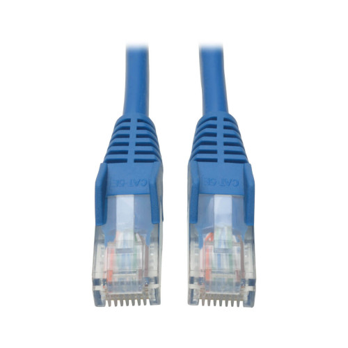 Tripp Lite N001-050-BL Cat5e 350 MHz Snagless Molded (UTP) Ethernet Cable (RJ45 M/M), PoE - Blue, 50 ft. (15.24 m)