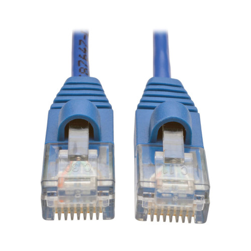 Tripp Lite N001-S04-BL Cat5e 350 MHz Snagless Molded Slim (UTP) Ethernet Cable (RJ45 M/M) - Blue, 4 ft. (1.22 m)