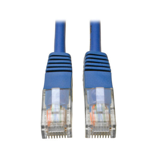 Tripp Lite N002-006-BL Cat5e 350 MHz Molded (UTP) Ethernet Cable (RJ45 M/M), PoE - Blue, 6 ft. (1.83 m)