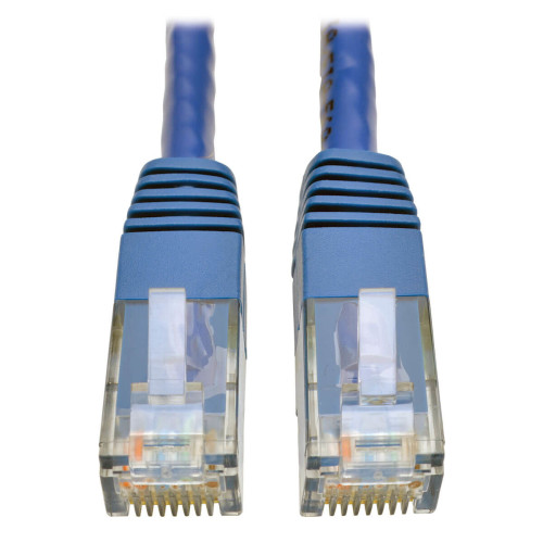 Tripp Lite N200-014-BL Cat6 Gigabit Molded (UTP) Ethernet Cable (RJ45 M/M), PoE, Blue, 14 ft. (4.27 m)