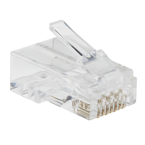 Tripp Lite N232-050-UTP Cat6 RJ45 Pass-Through UTP Modular Plug, 50 Pack