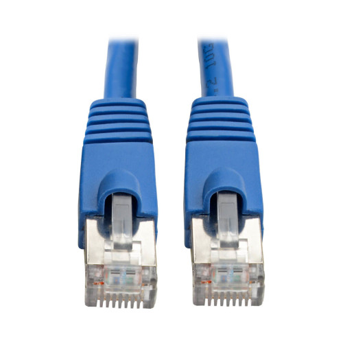 Tripp Lite N262-014-BL Cat6a 10G Snagless Shielded STP Ethernet Cable (RJ45 M/M), PoE, Blue, 14 ft. (4.27 m)