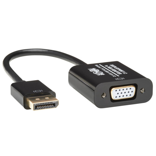 Tripp Lite P134-06N-VGA-V2 DisplayPort to VGA Active Adapter Video Converter , DP ver 1.2 (M/F), 6-in. (15.24 cm)