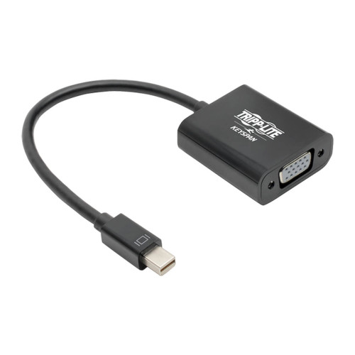 Tripp Lite P137-06N-VGAB Keyspan Mini DisplayPort to Active VGA Adapter, Video Converter (M/F), Black, 6-in. (15.24 cm)