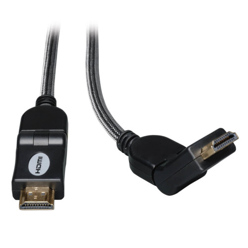 Tripp Lite P568-003-SW High-Speed HDMI Cable with Swivel Connectors, Digital Video with Audio, UHD 4K (M/M), 3 ft. (0.91 m)