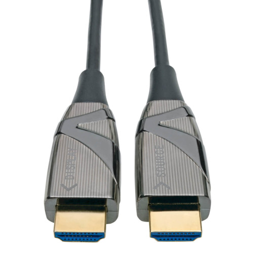 Tripp Lite P568-05M-FBR 4K HDMI Fiber Active Optical Cable (AOC) - 4K 60 Hz, HDR, 4:4:4 (M/M), 5 m (16 ft.)