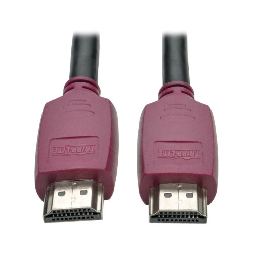 Tripp Lite P569-003-CERT 4K HDMI Cable with Ethernet (M/M) - 4K 60 Hz, Gripping Connectors, 3 ft.