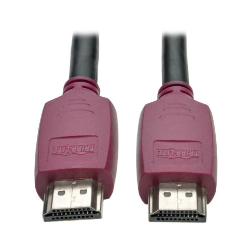 Tripp Lite P569-010-CERT 4K HDMI Cable with Ethernet (M/M) - 4K 60 Hz, Gripping Connectors, 10 ft.