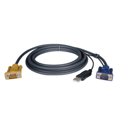 Tripp Lite P776-010 USB (2-in-1) Cable Kit for NetDirector KVM Switch B020-Series and KVM B022-Series, 10 ft. (3.05 m)