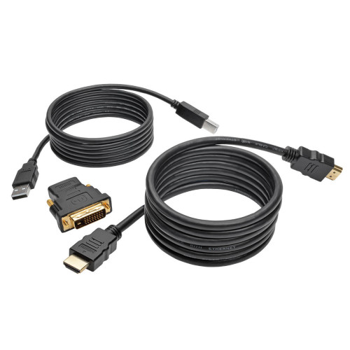 Tripp Lite P782-006-DH HDMI/DVI/USB KVM Cable Kit, 6 ft. (1.83 m)